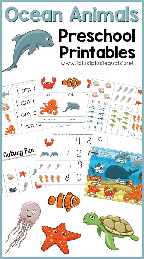 Printable Ocean Animals