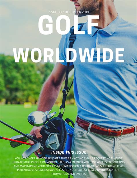 Golf Worldwide Magazine for Golf Professionals & Businesses