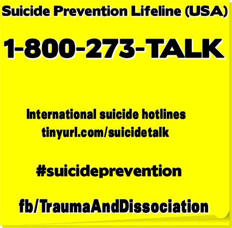#suicideprevention hotlines http://tinyurl.com/suicidetalk… | Flickr