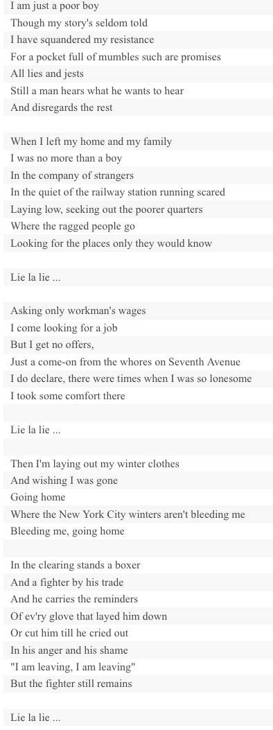 19+ The Boxer Lyrics Paul Simon - ElannaLiath