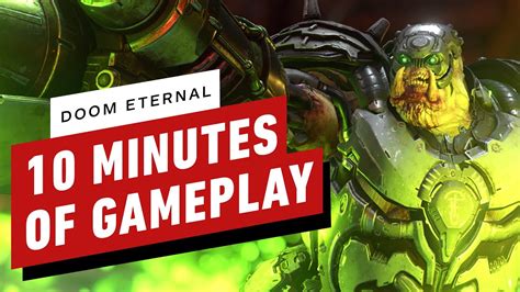 Doom Eternal - 10 Minutes of Intense Gameplay - YouTube