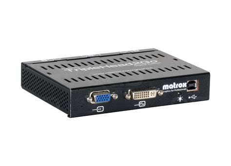 QED Productions | Equipment | Matrox TripleHead2Go