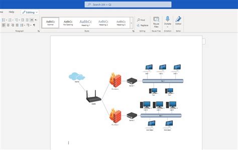 Network Diagram Template Word