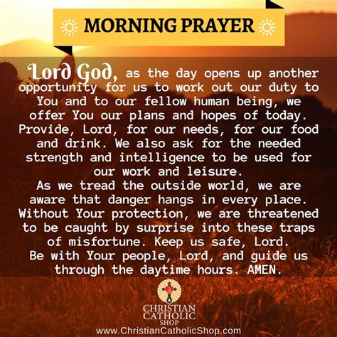 Pin on Morning Prayer