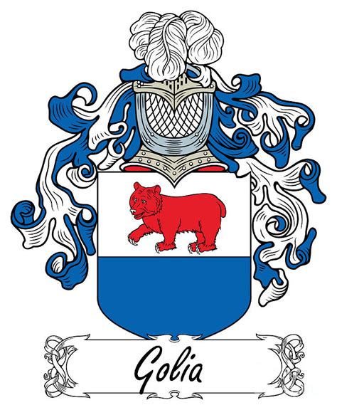 Golia Coat of Arms Italian Digital Art by Heraldry - Pixels