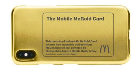 How to Get a McDonald's Gold Card and Free Food for Life!