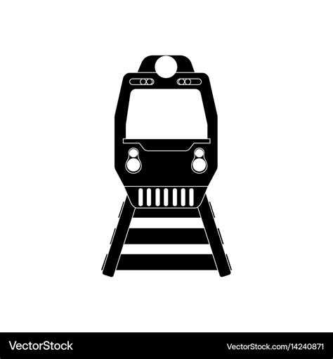 Train silhouette Royalty Free Vector Image - VectorStock