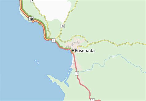 MICHELIN Ensenada map - ViaMichelin