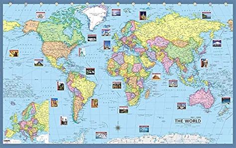 Large Printable World Physical Map In PDF, World Map HD, 47% OFF