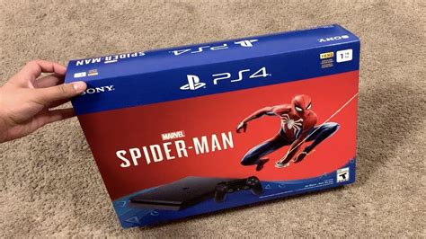 PS4 (SPIDER-MAN) CONSOLE UNBOXING! Playstation 4 Black Friday Spider ...