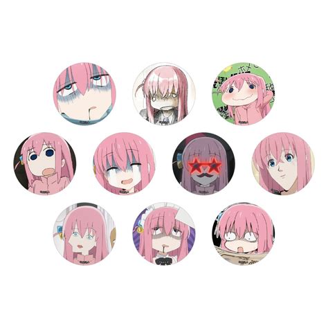 Bocchi the Rock! Desu. Hitori Gotoh's Funny Face Single Pin Badge (Random): Aniplex - Tokyo ...