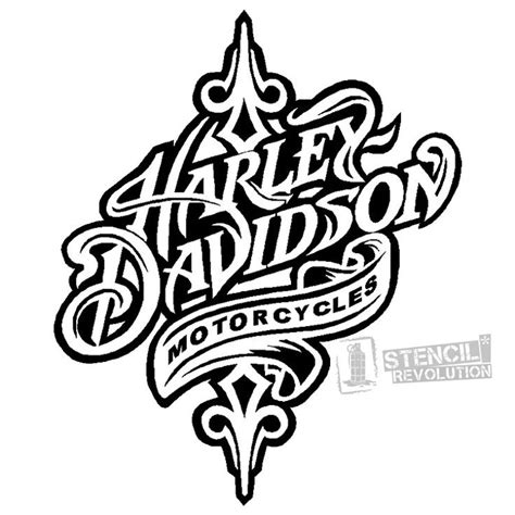 Printable Harley Davidson Stencils