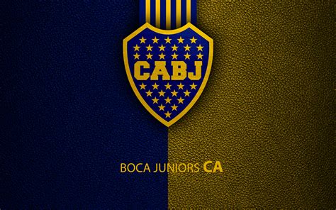 Download Emblem Logo Soccer Boca Juniors Sports 4k Ultra HD Wallpaper