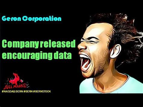 Geron Corporation company released encouraging data - gern stock #gern - YouTube