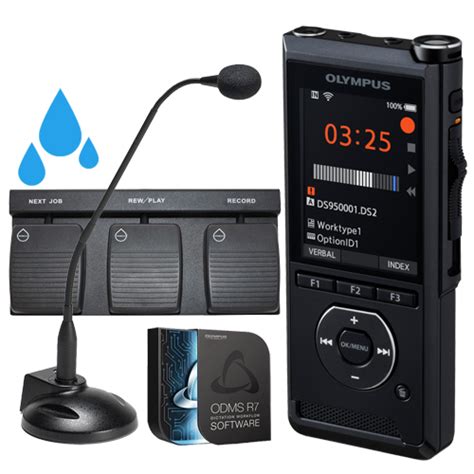 Olympus Professional Hands Free Dictation Solution - Waterproof / / - DictationOne.com