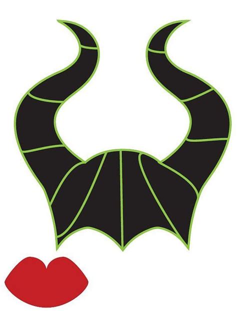 MALEFICENT HORNS PRINT - Buscar con Google | Maleficent, Disney villain party, Maleficent horns