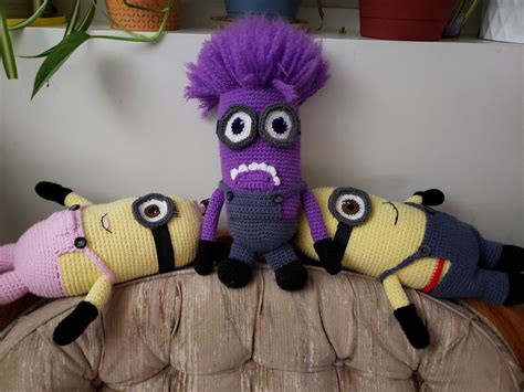 Evil Purple Minion - Etsy