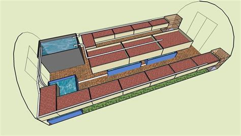 Aquaponics Greenhouse Design Really like this layout. Would make one line along ... | 1000 in ...