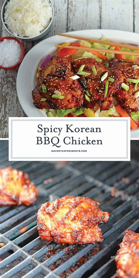 Spicy Korean BBQ Chicken - Spicy Chicken Marinade