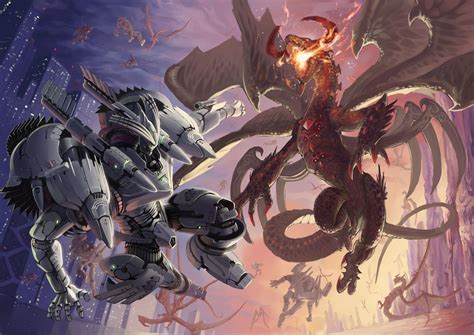 Mecha Dragon Wallpapers - Top Free Mecha Dragon Backgrounds - WallpaperAccess