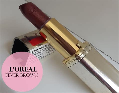 L'Oreal Paris Color Riche Lipstick Review, Swatches, Price: Fever Brown