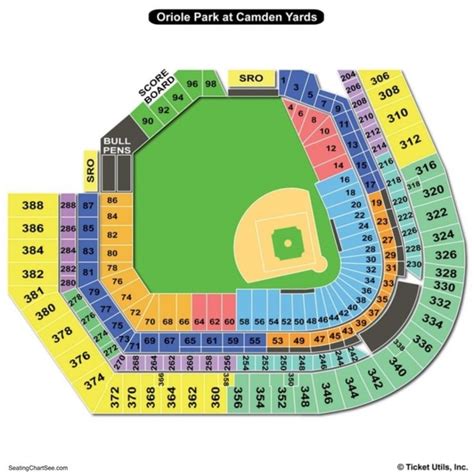 camden yards seating chart | Camden yards, Seating charts, Orioles