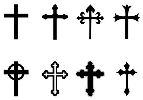 cross clipart black and white - Clip Art Library