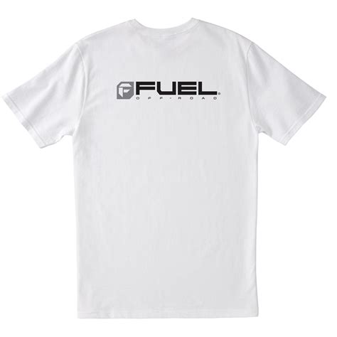 Fuel Logo T-Shirt - White — Wheel Merch