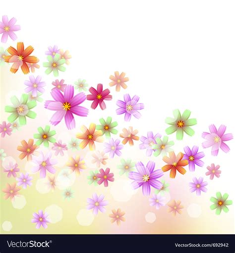 Floral border wallpaper Royalty Free Vector Image