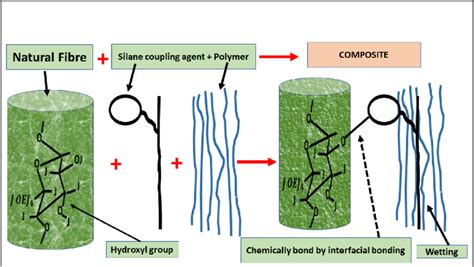 Schematic representation of silane treatment. | Download Scientific Diagram