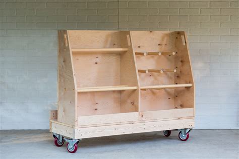 DIY Mobile Plywood and Lumber Storage Cart — MAKER GRAY