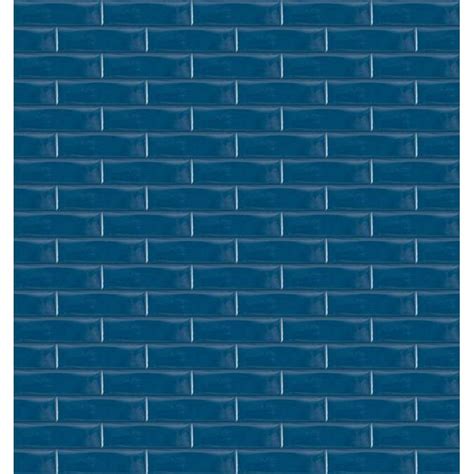 Cerámica Para Pared Estilo Brick Liverpool Indigo-B 7x24 Azul - decorceramica