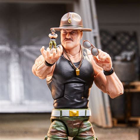 G.I. Joe Classified Series Sgt Slaughter Action Figure 53 Collectible Toy, Multiple Accessories ...