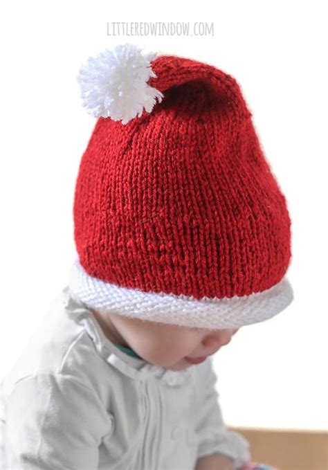 Baby Santa Hat KNITTING PATTERN / Santa Hats for Kids / Santa - Etsy