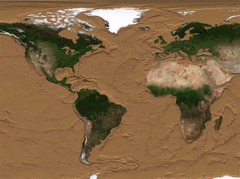 Splendid animation shows the Earth without water -- it's stunning