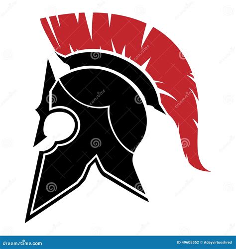 Gladiator Helmet stock vector. Illustration of vector - 49608552