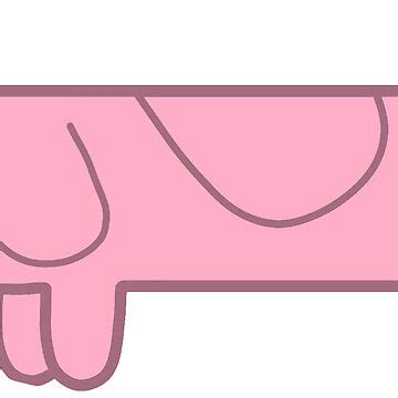 "Bluey Inspired Long Dog (Pink)" Sticker for Sale by JimmyShaw86 | Redbubble