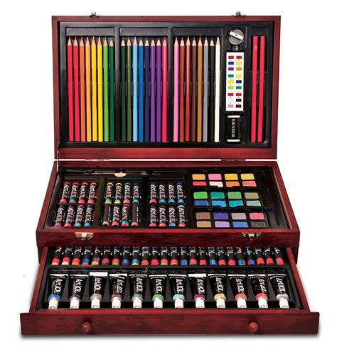 Wooden Box Art Set 119-Piece Wooden Art Set - Other