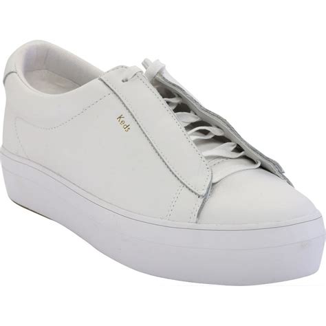 Keds - Women's Keds Rise Metro Platform Sneaker White Leather 8 M ...