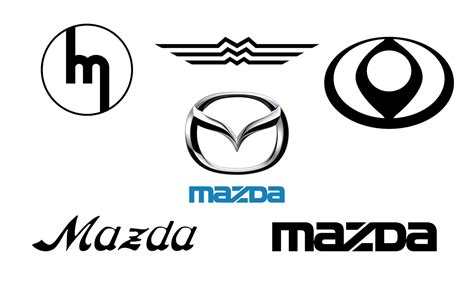 Mazda logos through the ages.. | Logo evolution, History logo, Retail logos