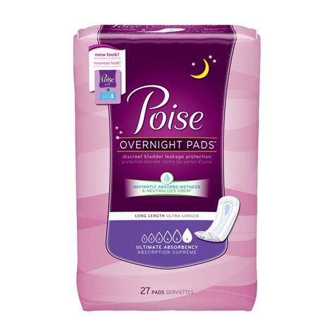 Poise Overnight Pads E-pack | Jumpbridge