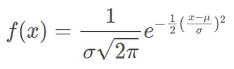 Normal Distribution Equation