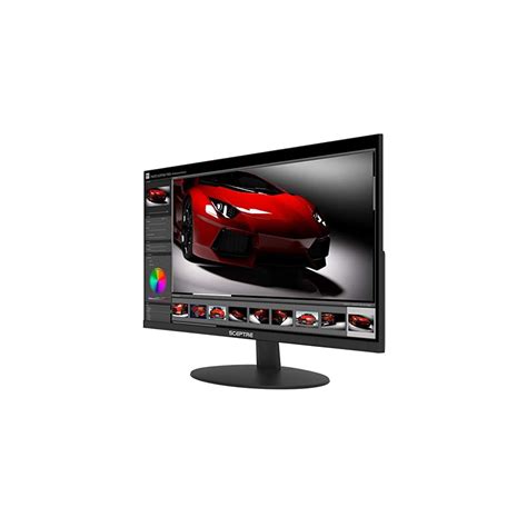 Sceptre 20" 1600x900 75Hz Ultra Thin LED Monitor 2x HDMI VGA Built-in Speakers, Machine Black ...