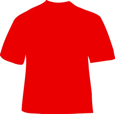 T-Shirt Shirt Red · Free vector graphic on Pixabay