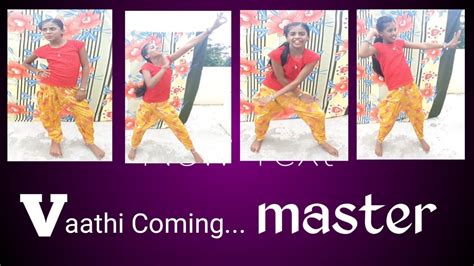 vaathi coming dance cover by aishwarya lucky - YouTube