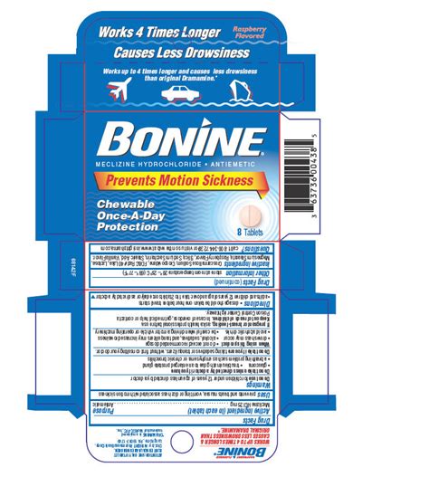 Bonine Information, Side Effects, Warnings and Recalls