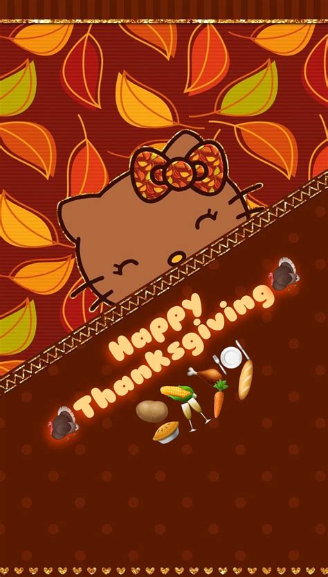 Hello Turkey, autumn, false, holiday, kitty, thanksgiving, HD phone ...