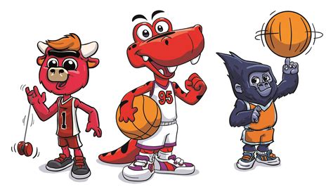 NBA Mascots - OATZ