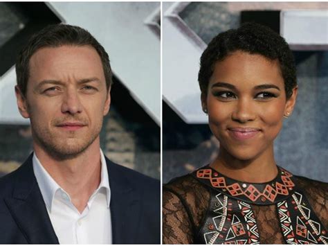 Days after announcing divorce, James McAvoy dating Alexandra Shipp ...