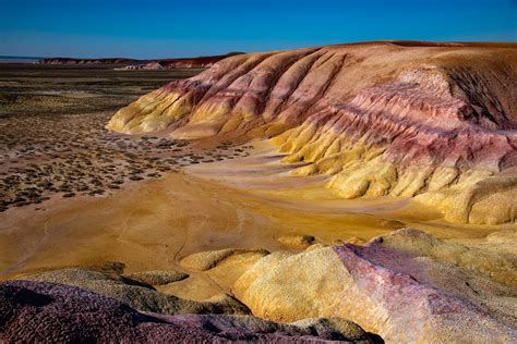 Multicolored Chalk Mountains of Akzhar · Kazakhstan travel and tourism blog